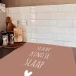 Slaap kindje slaap - Quotes - Spreuken Inductie beschermer vinyl 3mm middel -sfeer3