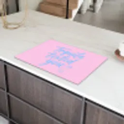 Tequila texted you - Roze - Blauw Inductie beschermer vinyl 3mm klein -sfeer8