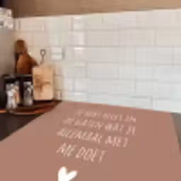 Wat je allemaal met me doet - Quotes - Spreuken Inductie beschermer vinyl 3mm middel -sfeer3