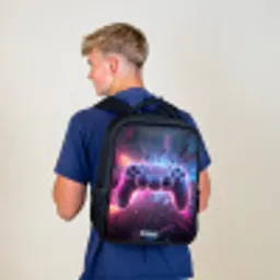 Game - Controller - Neon Rugzak - Zwart middel -sfeer8