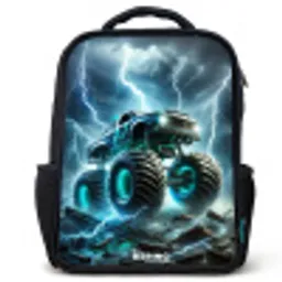 Thunder Wheels Rugzak - Zwart middel -3d