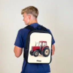 Tractor - Getekend - Rood Rugzak - Zwart middel -sfeer8