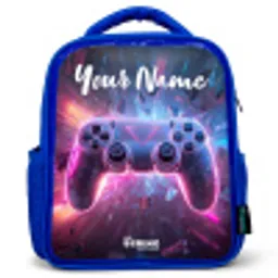Controller - Neon - Game Kinderrugzak - Blauw middel -3d