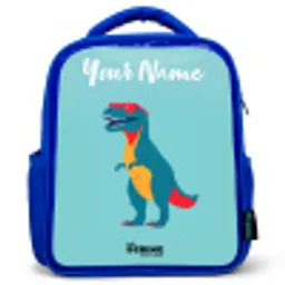 Dino - Dier - Zonnebril Kinderrugzak - Blauw middel -3d