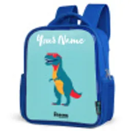 Dino - Dier - Zonnebril Kinderrugzak - Blauw middel -schuin