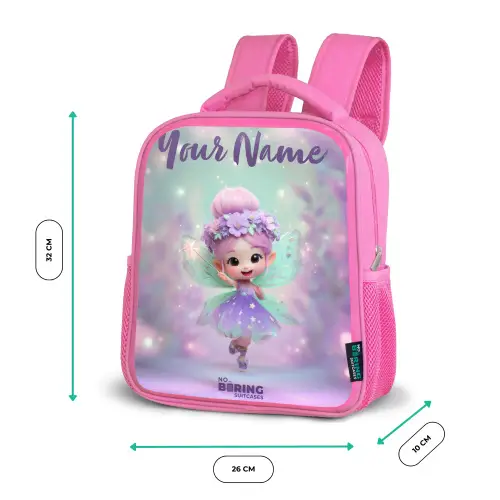 Elf - Tover - Magisch Kinderrugzak - Roze middel -productfoto_formaten