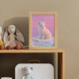 Poolvos - Sneeuw - Roze Light Box met kabel klein -sfeer2_kind