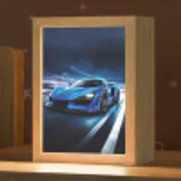 Auto - Blauw - Jongens - Kind Light Box met kabel klein -zzz_3d_website