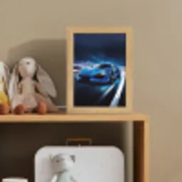 Auto - Blauw - Jongens - Kind Light Box met kabel klein -sfeer2_kind