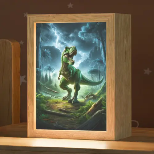 Dino - Jongens - Groen - Blauw - T-Rex Light Box met kabel klein -zzz_3d_website