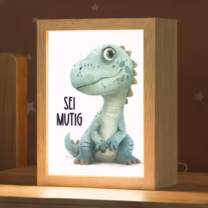 Draak - Wees moedig - Quote Light Box met kabel klein -zzz_3d_website