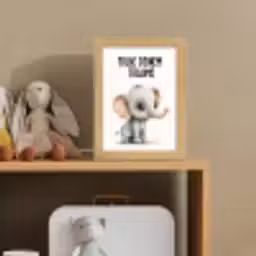 Olifant - Volg je dromen - Quote - Dier Light Box met kabel klein -sfeer2_kind