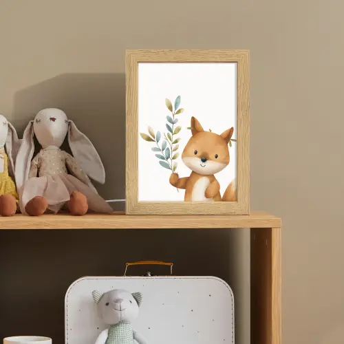 Vos - Dier - Bosdieren Light Box met kabel klein -sfeer2_kind