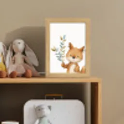 Vos - Dier - Bosdieren Light Box met kabel klein -sfeer2_kind
