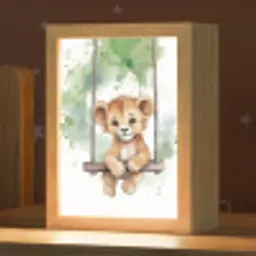 Leeuw - Dier - Kinderen - Jungle Light Box met kabel klein -zzz_3d_website