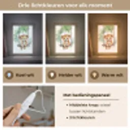 Leeuw - Dier - Kinderen - Jungle Light Box met kabel klein -USP_lichtkleurNL