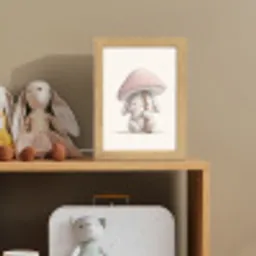 Paddenstoel - Konijn - Roze Light Box met kabel klein -sfeer2_kind