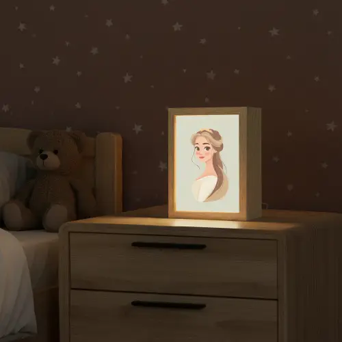 Prinses - Tiara - Groen Light Box met kabel klein -sfeer1_kind