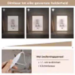 Quote - Wonder - Beige - Wit - Hart Light Box met kabel klein -USP_dimbaarNL