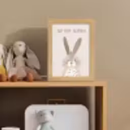 Konijn - Beige - Dier - Slim  - Quote Light Box met kabel klein -sfeer2_kind