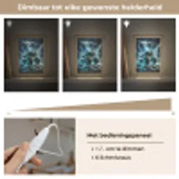 Monstertruck - Bliksem - Blauw - Jongens - Auto Light Box met kabel (Kinderlampje) klein -USP_dimbaarNL