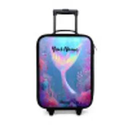 Zeemeermin - Koraal - Water Kinderkoffer - Zwart klein -3d