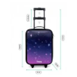 Sterren - Galaxy - Blauw - Roze Kinderkoffer - Zwart klein -productfoto_formaten