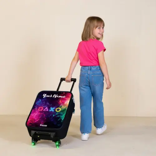 Symbolen - Game - Kleurrijk Kinderkoffer - Zwart klein -sfeer1