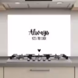 Always kiss the cook - Koken - Kok - Keuken - Spreuken keuken achterwand spatscherm klein -3d_website