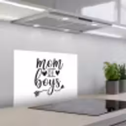 Jongens - Moederdag - Quotes keuken achterwand spatscherm klein -3d_schuin