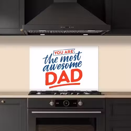 Papa - Vaderdag - Spreuken keuken achterwand spatscherm klein -sfeer1