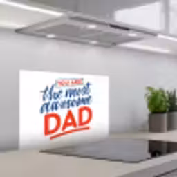 Papa - Vaderdag - Spreuken keuken achterwand spatscherm klein -3d_schuin