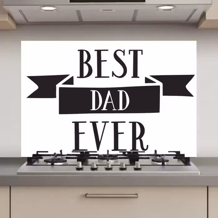 Papa - Quote - Beste papa keuken achterwand spatscherm klein -3d_website