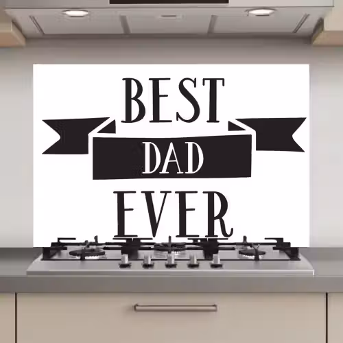 Papa - Quote - Beste papa keuken achterwand spatscherm klein -3d_website