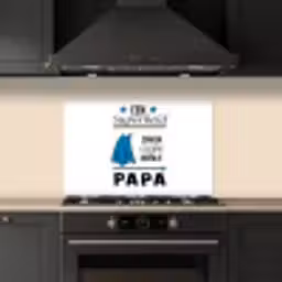 Papa - Quotes - Een superheld zonder cape noem je papa - Spreuken keuken achterwand spatscherm klein -sfeer1