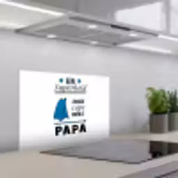Papa - Quotes - Een superheld zonder cape noem je papa - Spreuken keuken achterwand spatscherm klein -3d_schuin