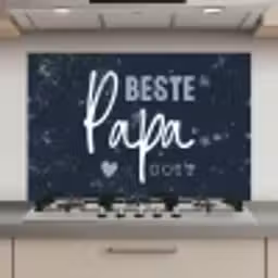 Cadeau voor man - Quote - Vaderdag - Beste papa ooit - Spreuken keuken achterwand spatscherm klein -3d_website