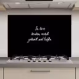 In deze keuken wordt gekookt met liefde - Koken - Spreuken - Quotes - Liefde keuken achterwand spatscherm klein -3d_website