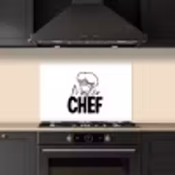 Keuken - Koken - Bakken - Chef - Master Chef - Kok - Tekst keuken achterwand spatscherm klein -sfeer1