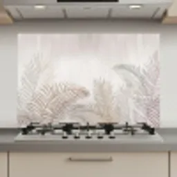 Bladeren - Beige - Botanisch - Vintage keuken achterwand spatscherm klein -3d_website