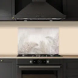 Bladeren - Beige - Botanisch - Vintage keuken achterwand spatscherm klein -sfeer1