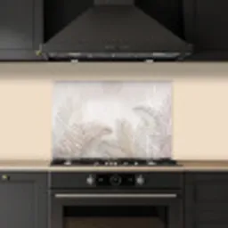 Bladeren - Beige - Botanisch - Vintage keuken achterwand spatscherm klein -sfeer1