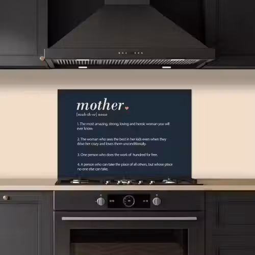 Mama definitie - Mother - Quotes - Spreuken keuken achterwand spatscherm klein -sfeer1