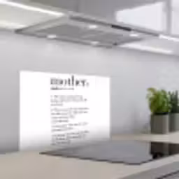 Moeder definitie - Quotes - Mother - Spreuken keuken achterwand spatscherm klein -3d_schuin