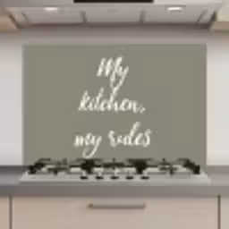 My kitchen, my rules - Spreuken - Quotes keuken achterwand spatscherm klein -3d_website