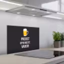 Spreuken - Proost op de beste vader - Quotes - Papa keuken achterwand spatscherm klein -3d_schuin