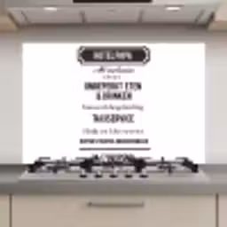 Spreuken - Hotel papa - Quotes - Vader keuken achterwand spatscherm klein -3d_website