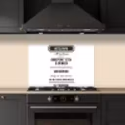 Spreuken - Hotel papa - Quotes - Vader keuken achterwand spatscherm klein -sfeer1