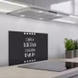 Spreuken - I have a hero I call him dad - Quotes - Vader keuken achterwand spatscherm klein -3d_schuin