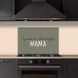 Spreuken - Quotes Jij bent de allerliefste Mama - Moederdag - Moeder cadeautje keuken achterwand spatscherm klein -sfeer1